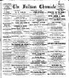 Fulham Chronicle Friday 16 June 1899 Page 1