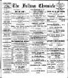 Fulham Chronicle Friday 29 September 1899 Page 1
