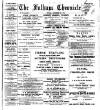 Fulham Chronicle Friday 20 October 1899 Page 1