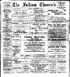 Fulham Chronicle Friday 29 December 1899 Page 1