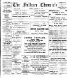 Fulham Chronicle Friday 19 January 1900 Page 1