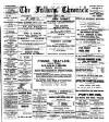 Fulham Chronicle Friday 08 June 1900 Page 1