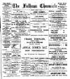 Fulham Chronicle Friday 06 July 1900 Page 1