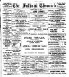 Fulham Chronicle Friday 13 July 1900 Page 1