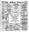 Fulham Chronicle Friday 10 August 1900 Page 1
