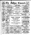 Fulham Chronicle Friday 17 August 1900 Page 1