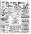 Fulham Chronicle Friday 05 October 1900 Page 1