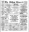 Fulham Chronicle Friday 12 October 1900 Page 1
