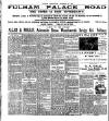 Fulham Chronicle Friday 12 October 1900 Page 2