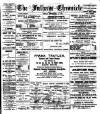 Fulham Chronicle Friday 02 November 1900 Page 1