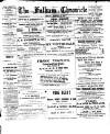 Fulham Chronicle Friday 04 January 1901 Page 1