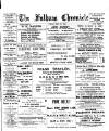 Fulham Chronicle Friday 31 May 1901 Page 1