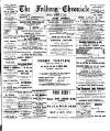Fulham Chronicle Friday 09 August 1901 Page 1
