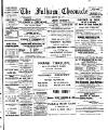Fulham Chronicle Friday 22 August 1902 Page 1