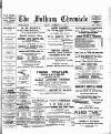 Fulham Chronicle Friday 15 September 1905 Page 1