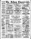 Fulham Chronicle Friday 26 January 1912 Page 1