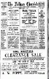 Fulham Chronicle Friday 30 January 1914 Page 1