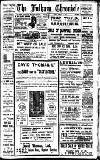 Fulham Chronicle Friday 21 January 1921 Page 1