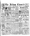 Fulham Chronicle Friday 01 September 1933 Page 1