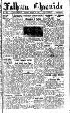 Fulham Chronicle Friday 18 August 1944 Page 1