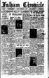 Fulham Chronicle Friday 09 February 1945 Page 1