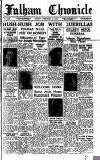 Fulham Chronicle Friday 16 February 1945 Page 1