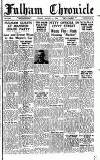 Fulham Chronicle Friday 11 January 1946 Page 1
