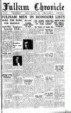 Fulham Chronicle Friday 18 January 1946 Page 1
