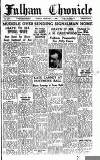 Fulham Chronicle Friday 01 February 1946 Page 1