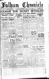 Fulham Chronicle Friday 01 November 1946 Page 1