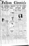Fulham Chronicle Friday 08 November 1946 Page 1