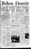 Fulham Chronicle Friday 20 February 1948 Page 1
