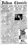 Fulham Chronicle Friday 31 December 1948 Page 1