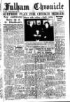 Fulham Chronicle Friday 23 February 1951 Page 1