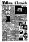 Fulham Chronicle Friday 07 November 1952 Page 1
