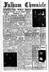 Fulham Chronicle Friday 28 November 1952 Page 1