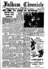 Fulham Chronicle Friday 23 November 1956 Page 1