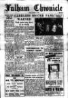 Fulham Chronicle Friday 02 November 1962 Page 1