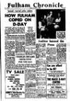 Fulham Chronicle Friday 01 November 1968 Page 1