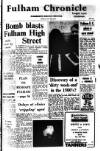Fulham Chronicle Friday 26 July 1974 Page 1