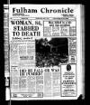 Fulham Chronicle Friday 01 June 1979 Page 1