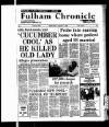 Fulham Chronicle Friday 11 January 1980 Page 1