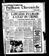 Fulham Chronicle Friday 07 March 1980 Page 1