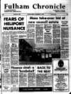 Fulham Chronicle Friday 21 November 1980 Page 1