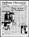 Fulham Chronicle Friday 19 February 1982 Page 1