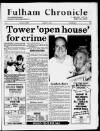 Fulham Chronicle Friday 12 August 1983 Page 1