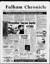 Fulham Chronicle Friday 16 November 1984 Page 1