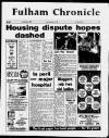 Fulham Chronicle Friday 30 November 1984 Page 1