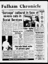 Fulham Chronicle Friday 21 December 1984 Page 1