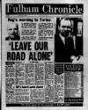 Fulham Chronicle Friday 24 January 1986 Page 1